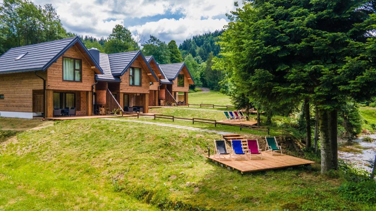 Novosiele Residence - Nad Gorska Rzeka - Lesne Spa Sauna Jacuzzi - Bieszczady Bystre  Extérieur photo